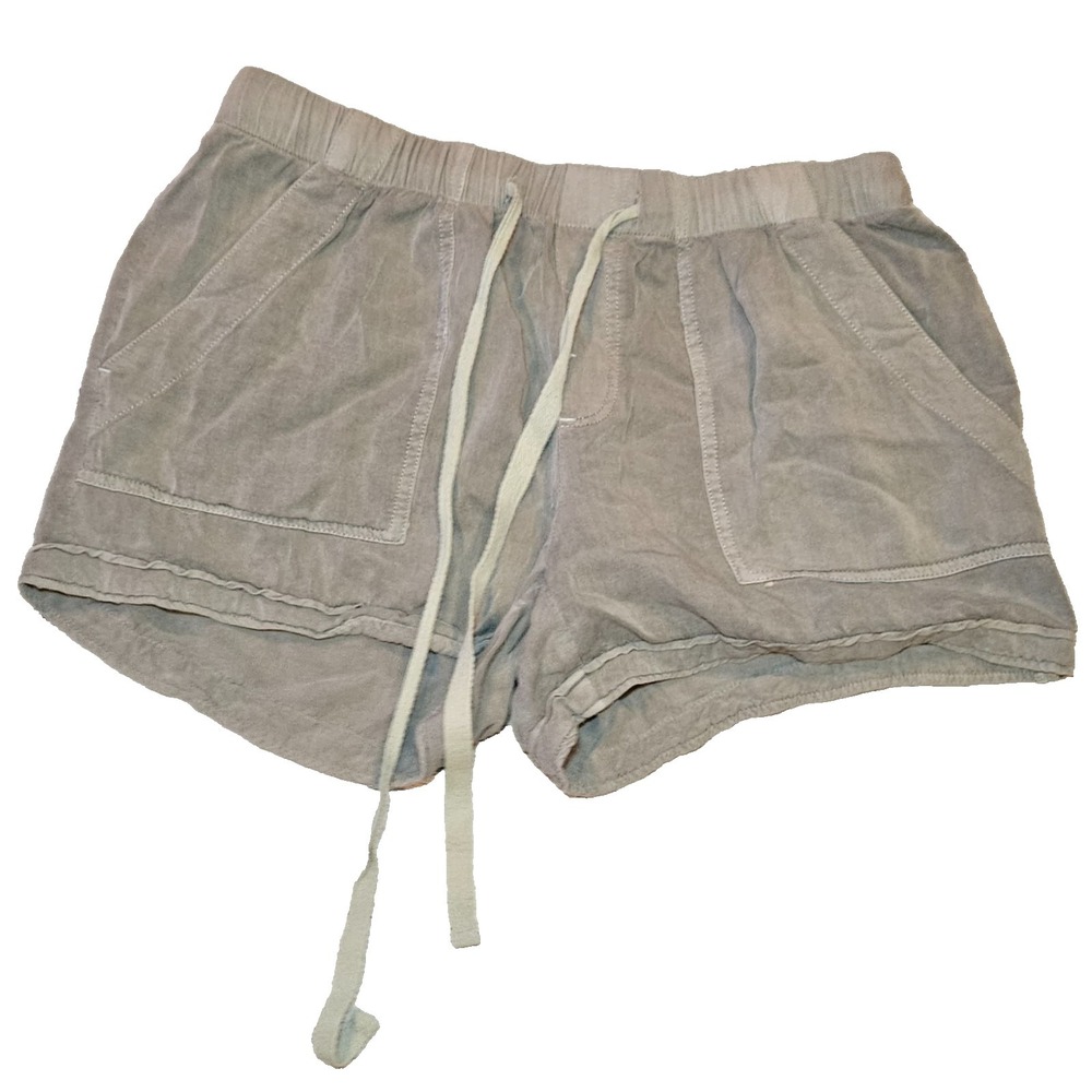 Laju Los‎ Angeles Shorts Womens Small Gray Rayon Drawstring Casual Lounge